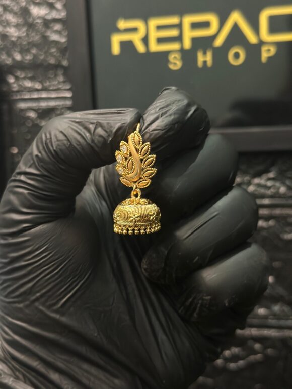 Peacock Style Jhumka Earrings