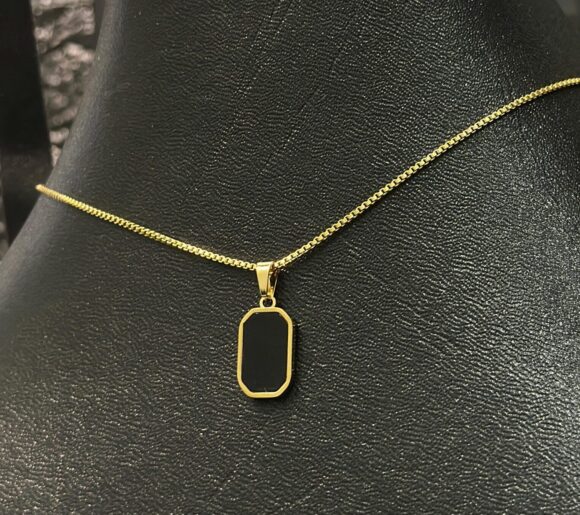 Minimalist Black Pendant