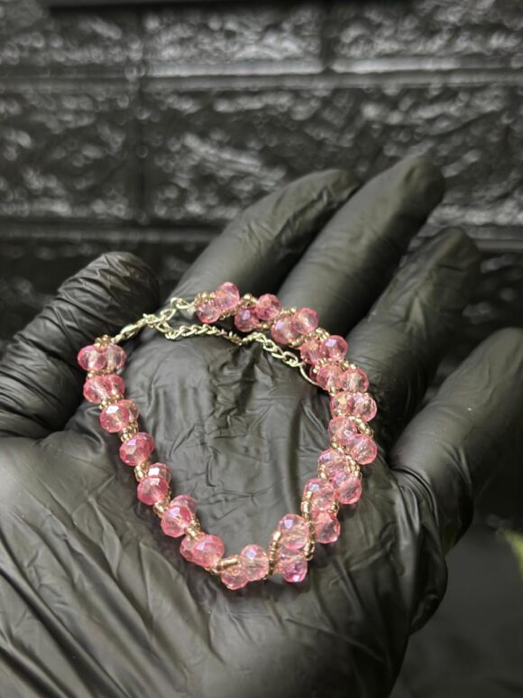 Pink Beads Bracelet