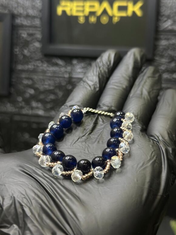 Blue Beads Bracelet